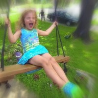 Kids Play Swings