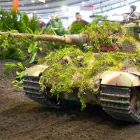 RC scale model tank