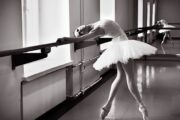 ballerina practicing