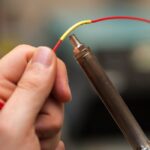 Safeguarding cable wires with heat shrink tubing