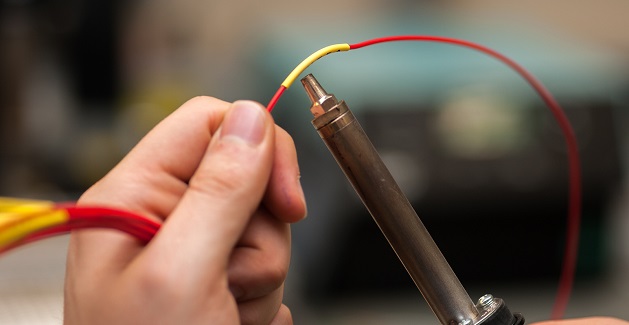 Safeguarding cable wires with heat shrink tubing